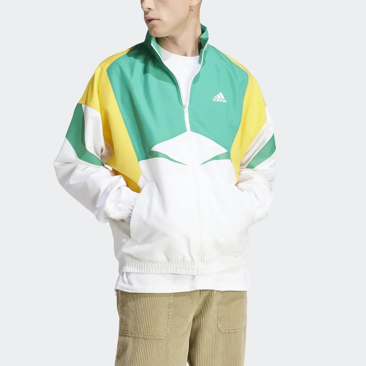 Adidas Colorblock Track Top. 1