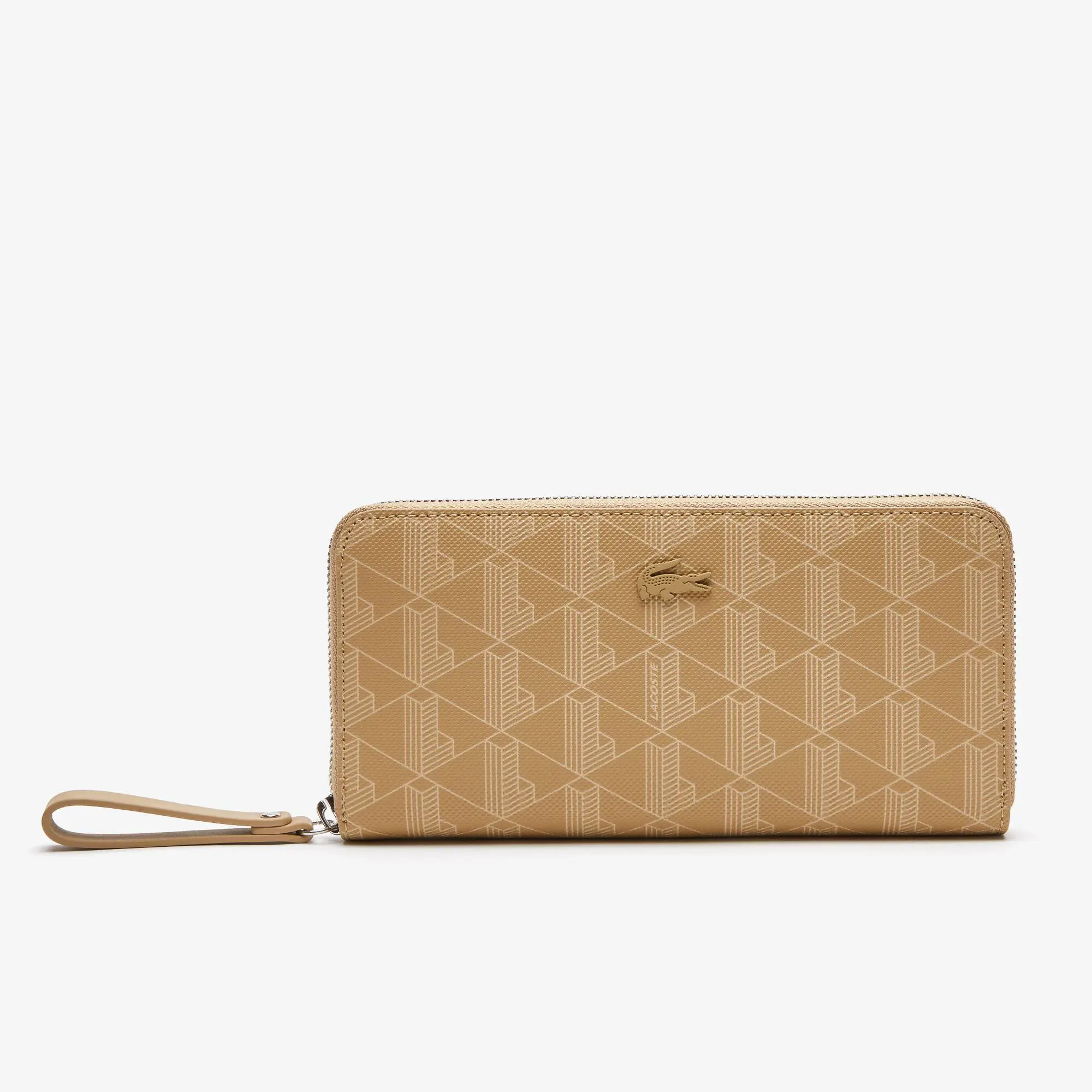 Lacoste Damen LACOSTE Brieftasche mit Monogramm Aufdruck. 1 Lacoste Damen LACOSTE Brieftasche mit Monogramm Aufdruck. 1
