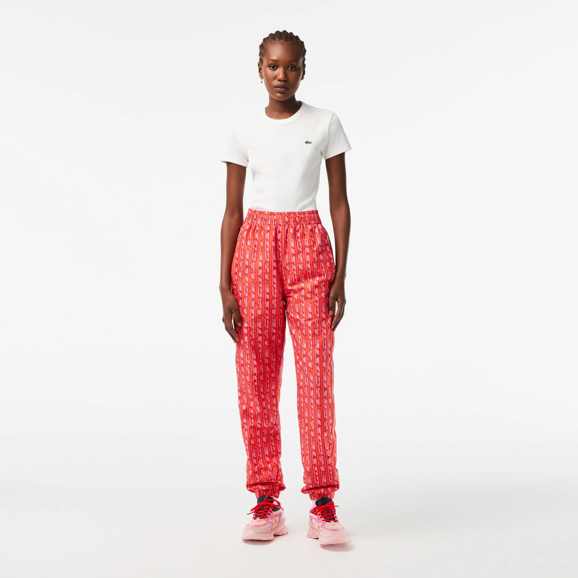 Lacoste Pantalon de survêtement femme Lacoste avec imprimé siglé. 1