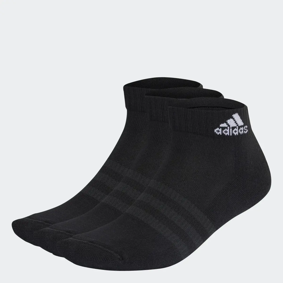 Adidas Cushioned Sportswear Ankle Socks 3 Pairs. 1