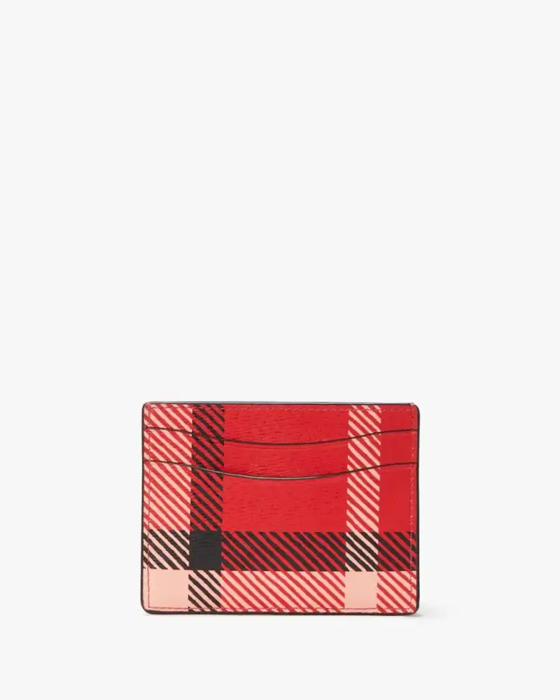 Kate Spade Morgan Museum Plaid Cardholder. 3