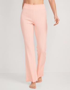 High-Waisted Wide-Leg Chino Utility Pants for Girls