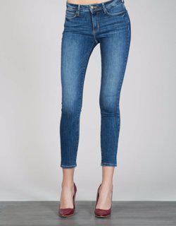 759 Lara Yüksek Bel Dar Paça Super Slim Fit Mavi Kadın Jean Pantolon