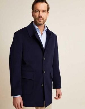 Men’s Regular Fit Platinum Coat NAVY BLUE