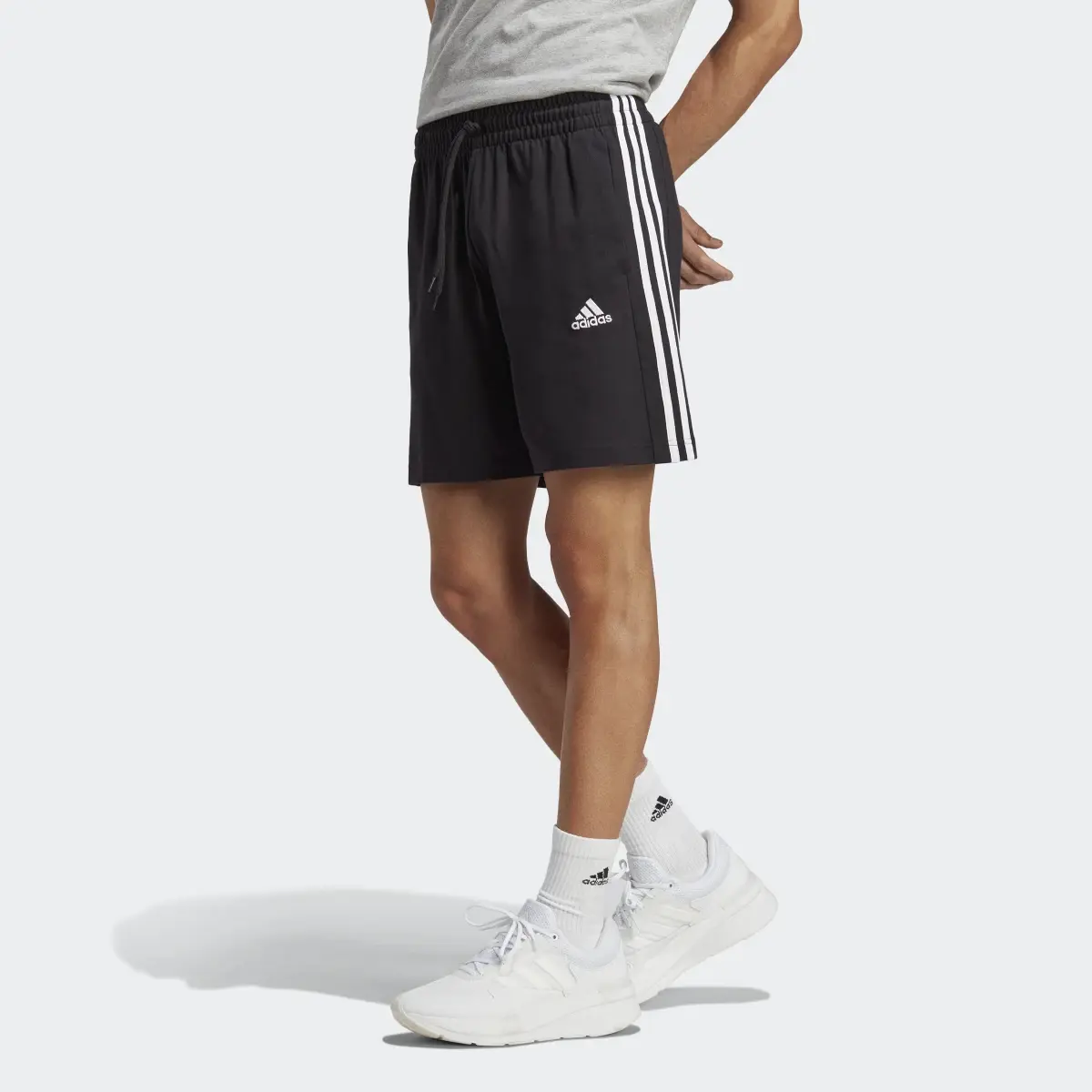 Adidas Essentials 3-Stripes Shorts. 1