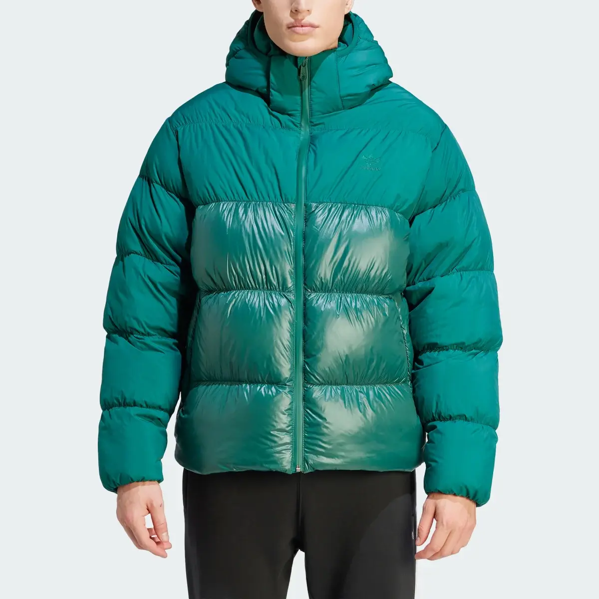 Adidas adicolor Down Regen Hooded Puffer Jacke. 1