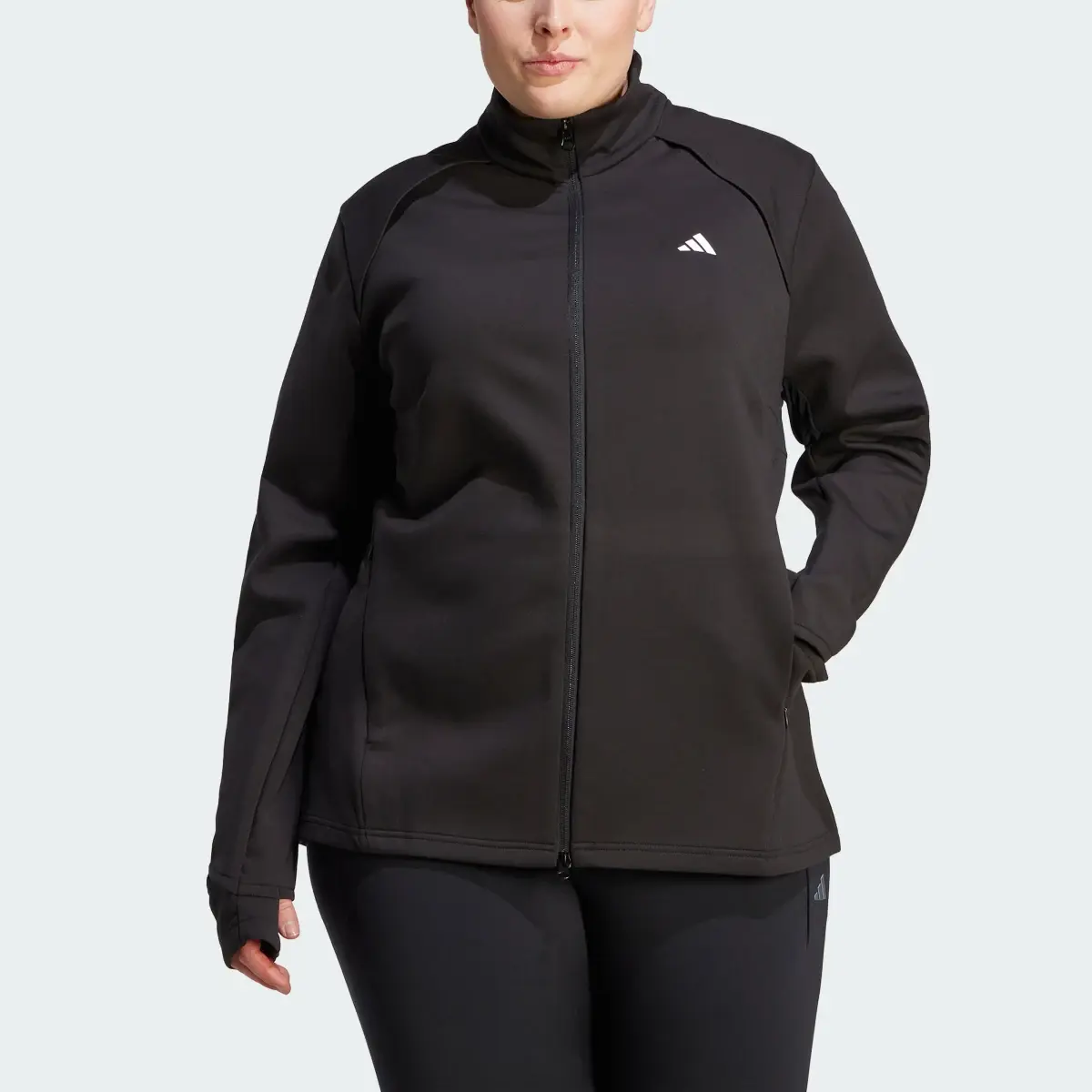 Adidas Cover-Up Trainingsjacke – Große Größen. 1