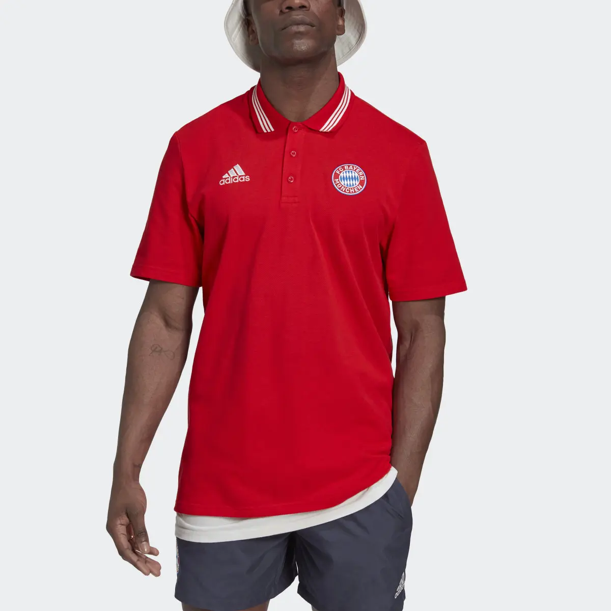 Adidas FC Bayern DNA Polo Shirt. 1