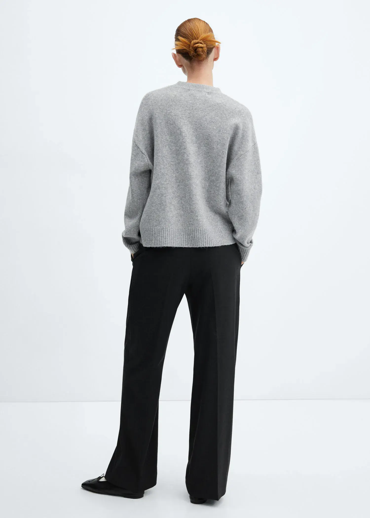 Mango Round-neck knitted sweater . 3