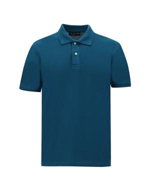 Polo Yaka Regular Fit Nakışlı Tişört
