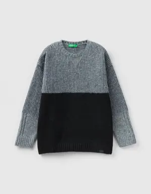 regular fit chenille sweater