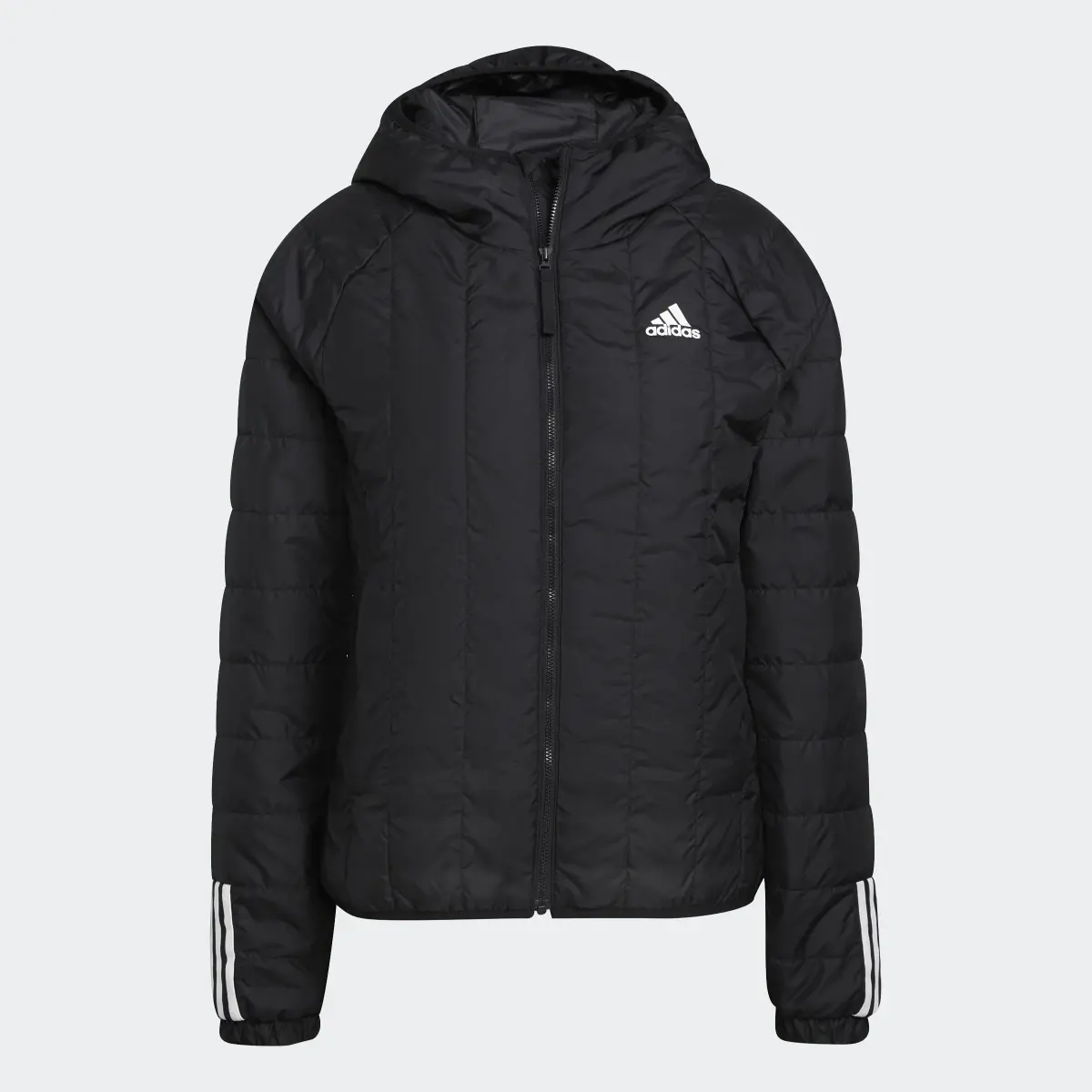 Adidas Itavic 3-Streifen Light Hooded Jacke. 1