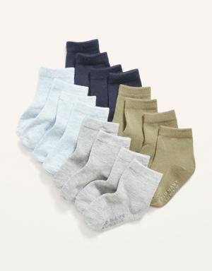 Unisex Crew Socks 8-Pack for Toddler & Baby multi