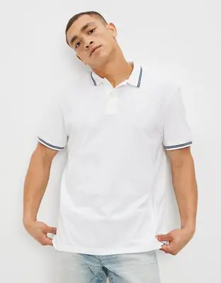 American Eagle Super Soft Legend Pique Polo Shirt. 1