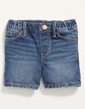 Old Navy Pull-On Jean Shorts for Toddler Girls blue