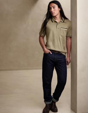 Luxury-Touch Performance Polo green