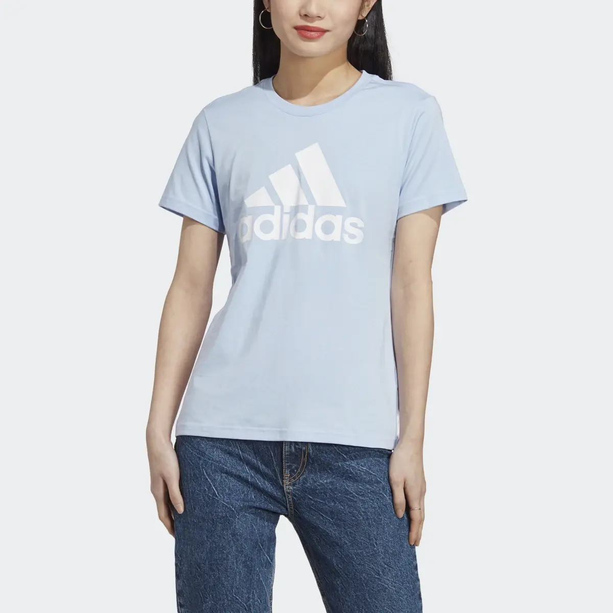 Adidas Essentials Logo T-Shirt. 1