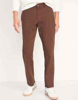 Straight Built-In Flex Rotation Chino Pants for Men brown