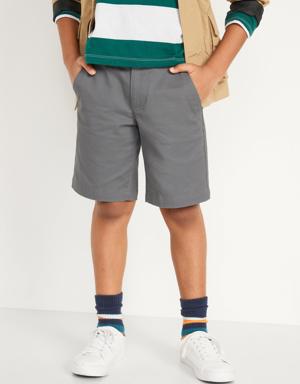 Old Navy Knee Length Twill Shorts for Boys gray