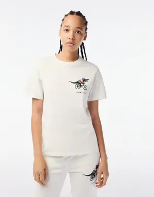 Women’s Lacoste x Netflix Organic Cotton Jersey T-Shirt