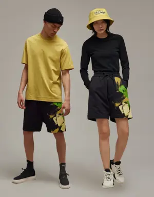 Y-3 Placed Graphic Şort