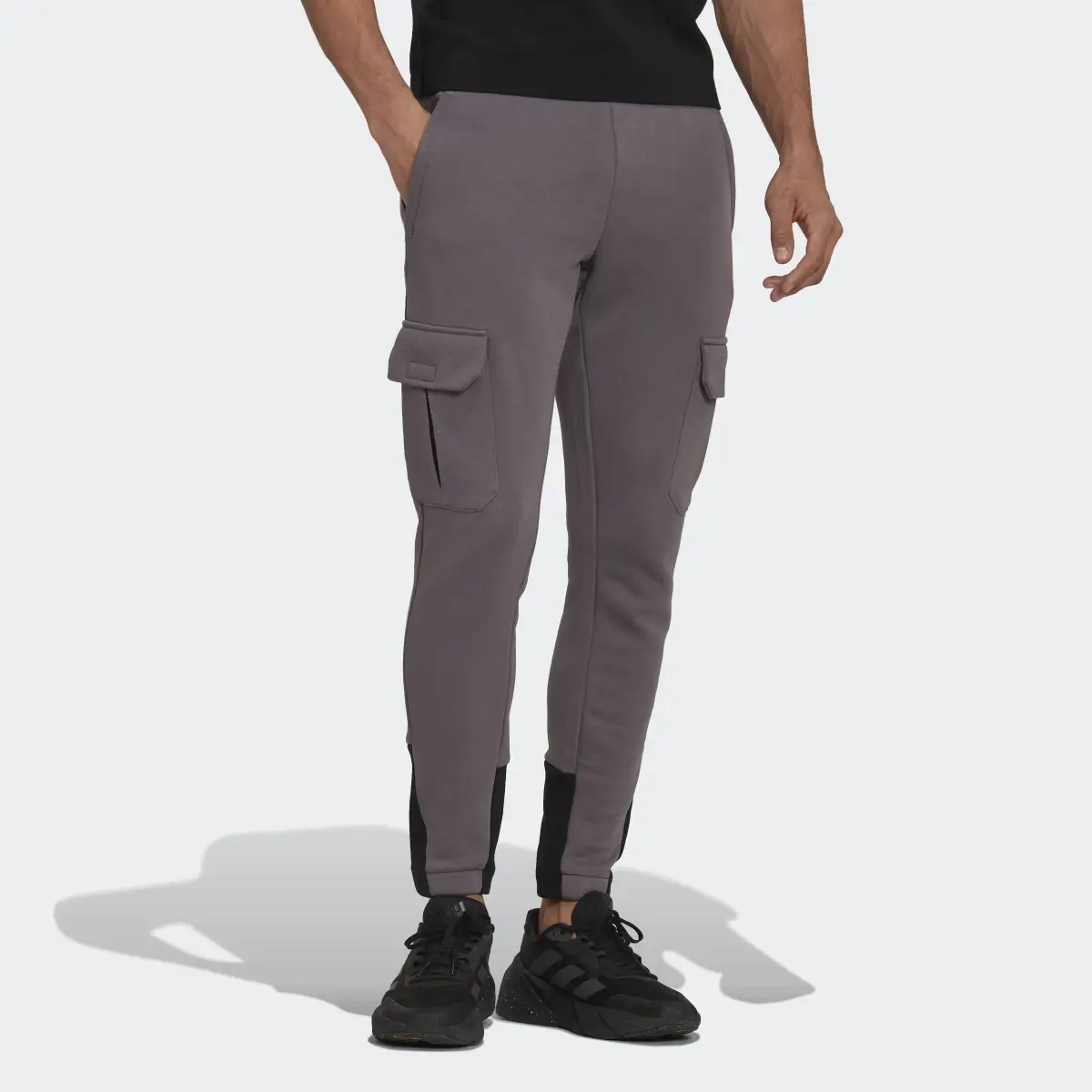 Adidas Future Icons Fleece Cargo Pants. 1