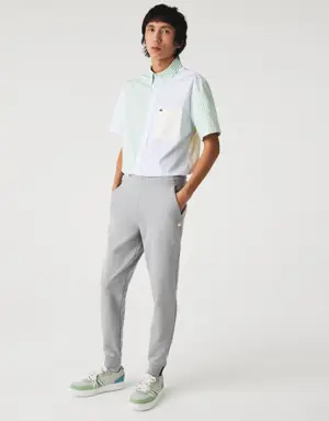 Lacoste Pantalón deportivo para hombre slim fit en mezcla de algodón calefactable