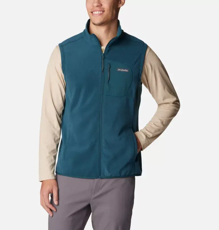 Columbia Men's Outdoor Tracks™ Technical Fleece Vest. 1