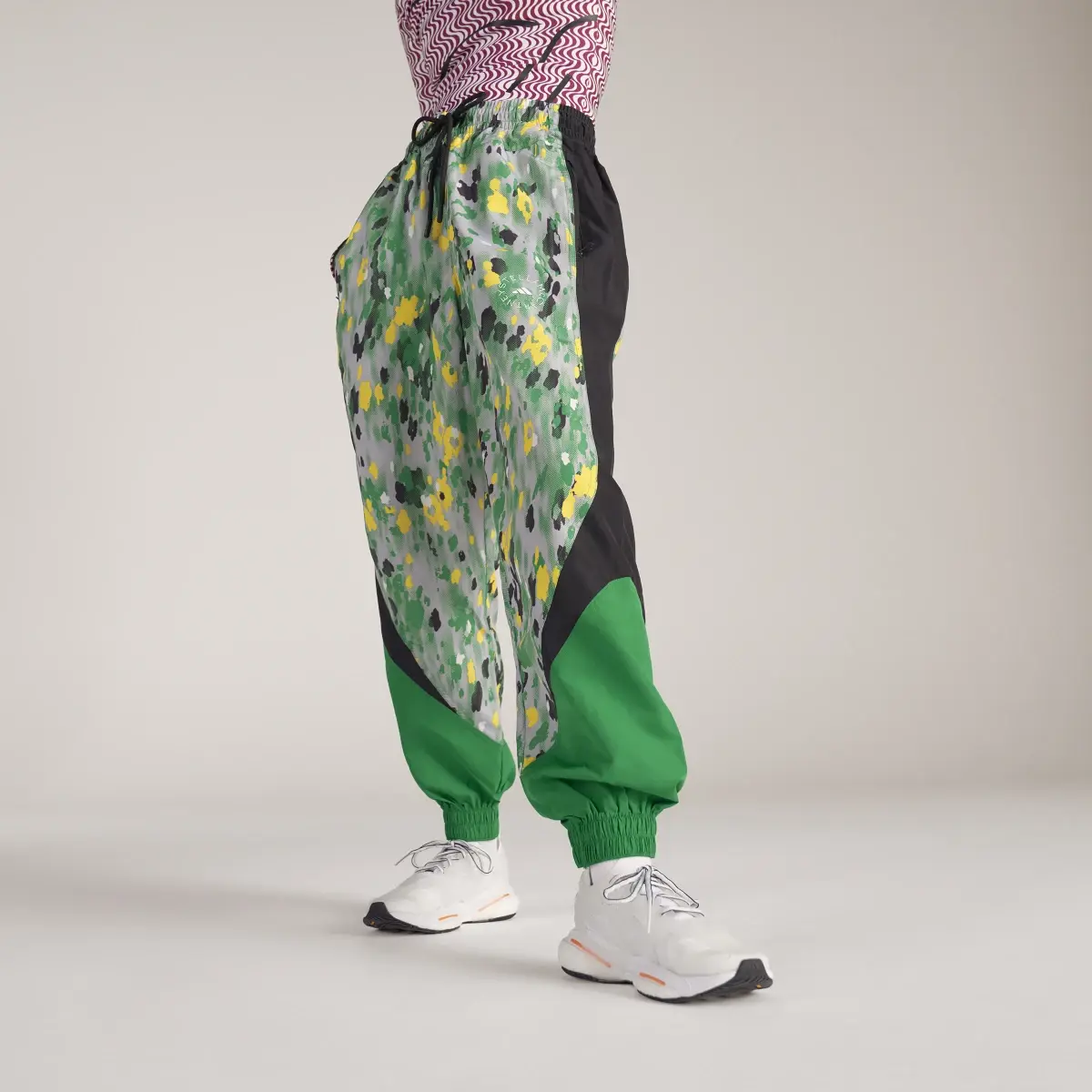 Adidas by Stella McCartney Printed Woven Tracksuit Bottoms. 2