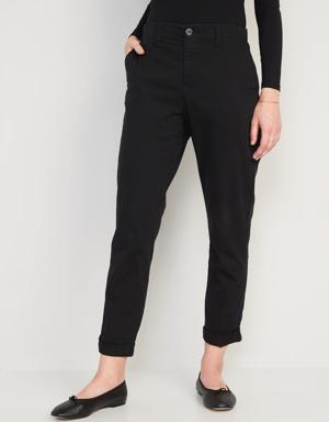Old Navy High-Waisted OGC Chino Pants for Women black