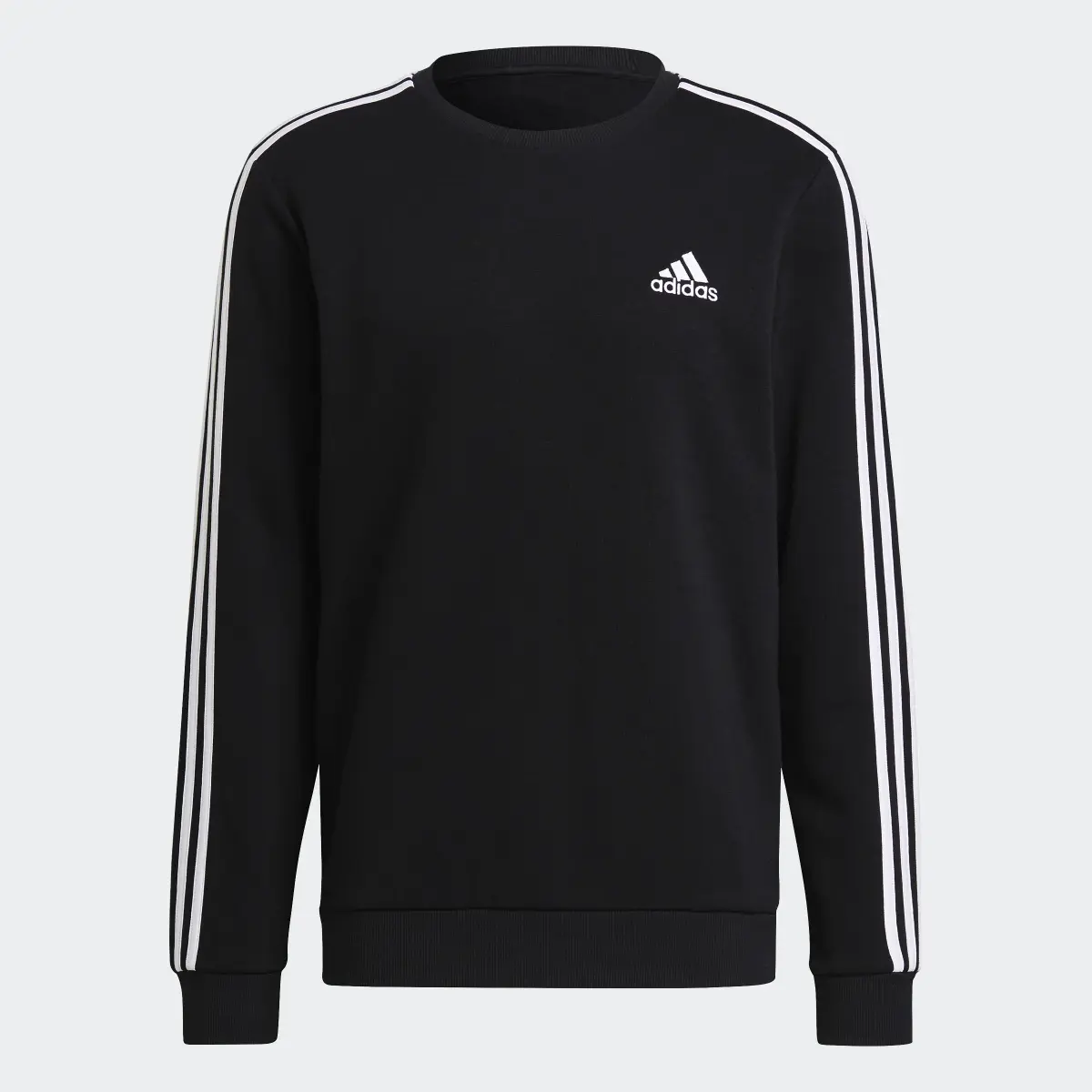 Adidas Essentials Fleece 3-Stripes Sweatshirt. 1