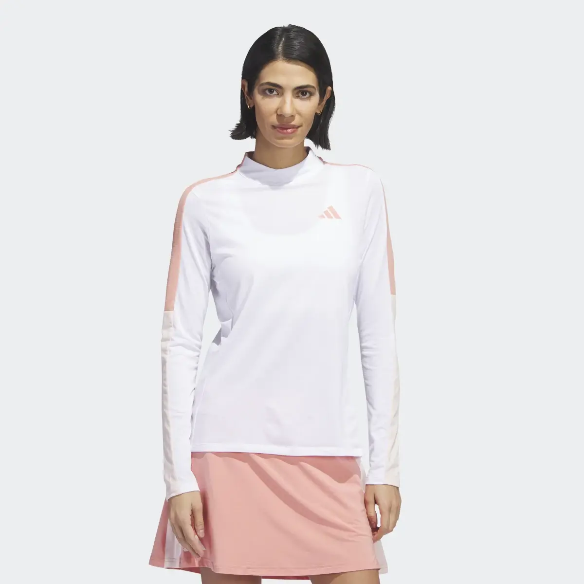 Adidas Made With Nature Mock Neck Long-Sleeve Top. 2