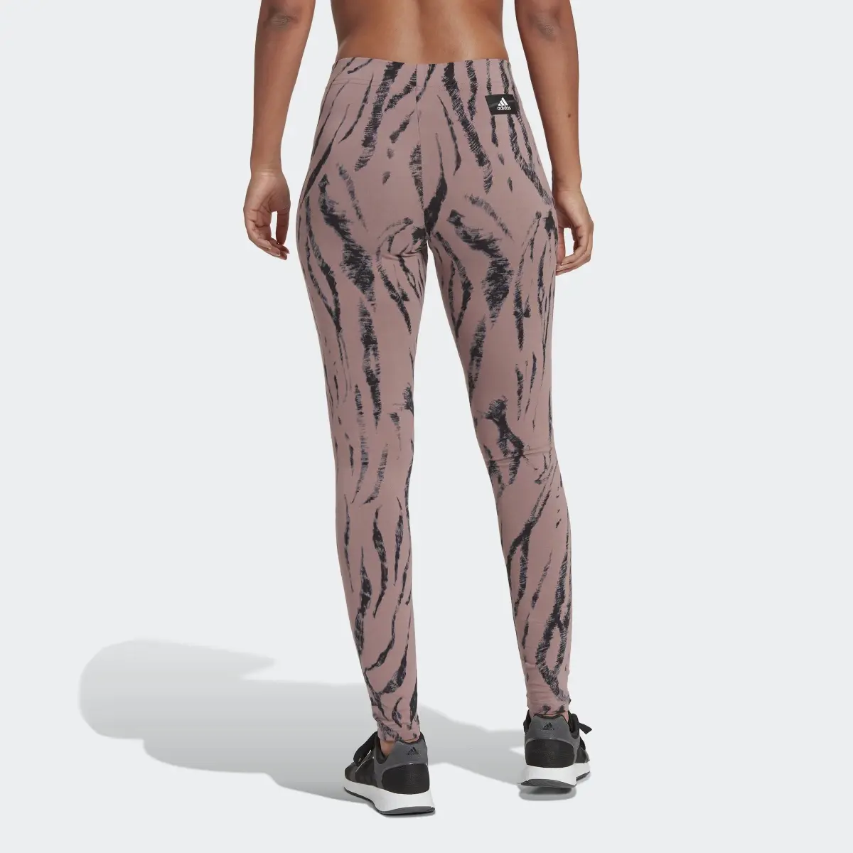 Adidas Future Icons Animal Print Leggings. 2