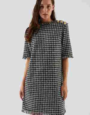 Crowbar Patterned Mini Dress