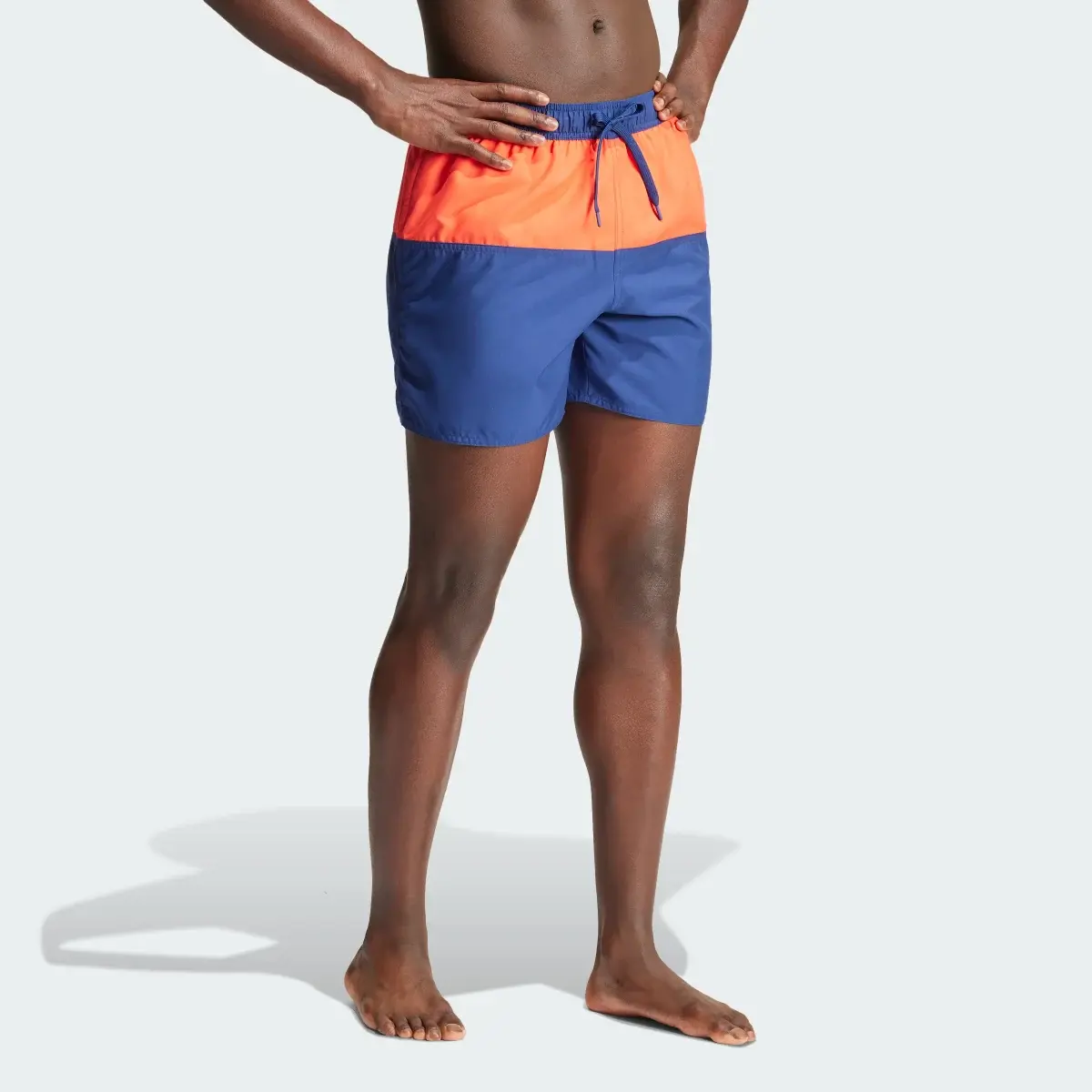 Adidas Colorblock CLX Swim Shorts Short Length. 3