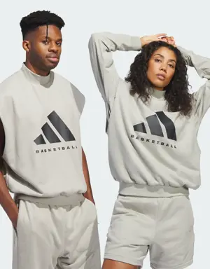 Adidas Sweat-shirt de basketball sans manches en suède
