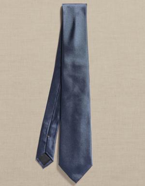 Solid Silk Tie gray