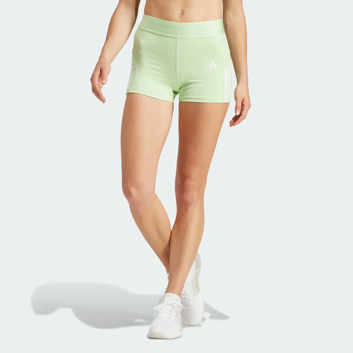 Adidas Hyperglam 3-Inch Leggings. 1 Adidas Hyperglam 3-Inch Leggings. 1