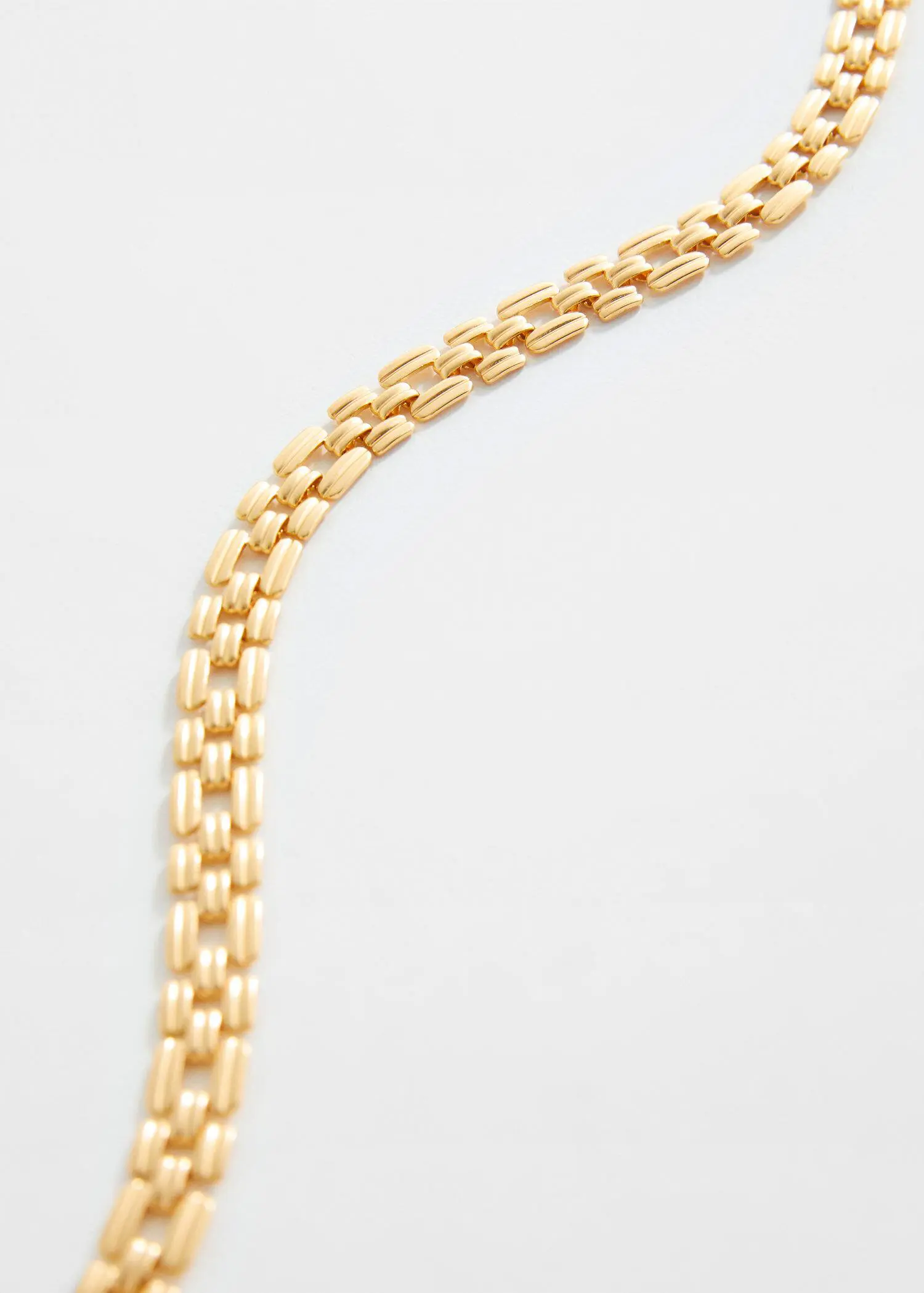 Mango Collier maillons plats. 3