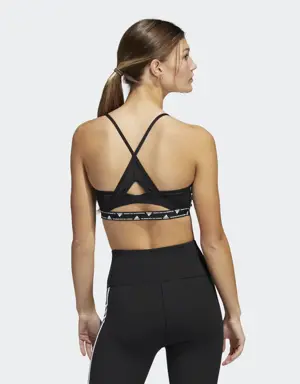 Adidas Brassière adidas Aeroreact Training Light-Support 3-Stripes. 3