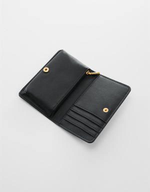 Embossed wallet with logo