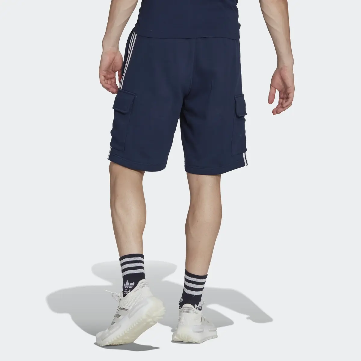 Adidas Adicolor Classics 3-Stripes Cargo Shorts. 2