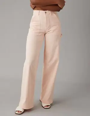 Dreamy Drape Stretch Super High-Waisted Baggy Wide-Leg Pant