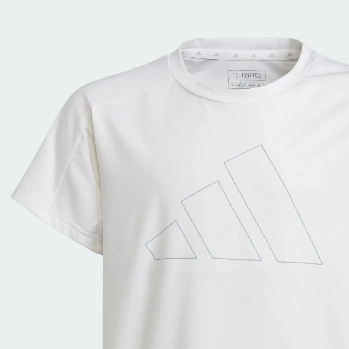 Adidas Playera Essentials AEROREADY Regular-Fit Logo. 3