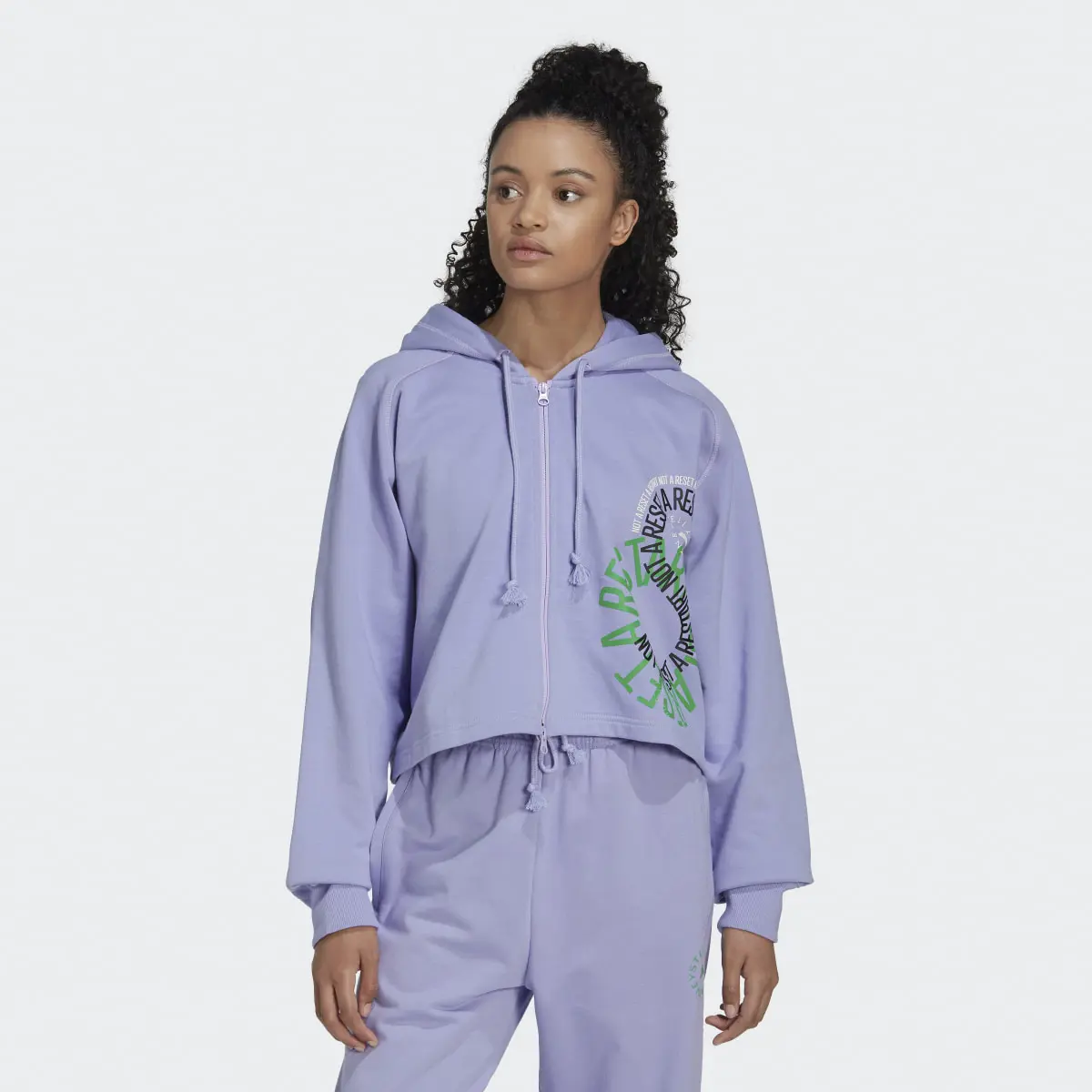 Adidas Casaco Curto com Capuz adidas by Stella McCartney. 2