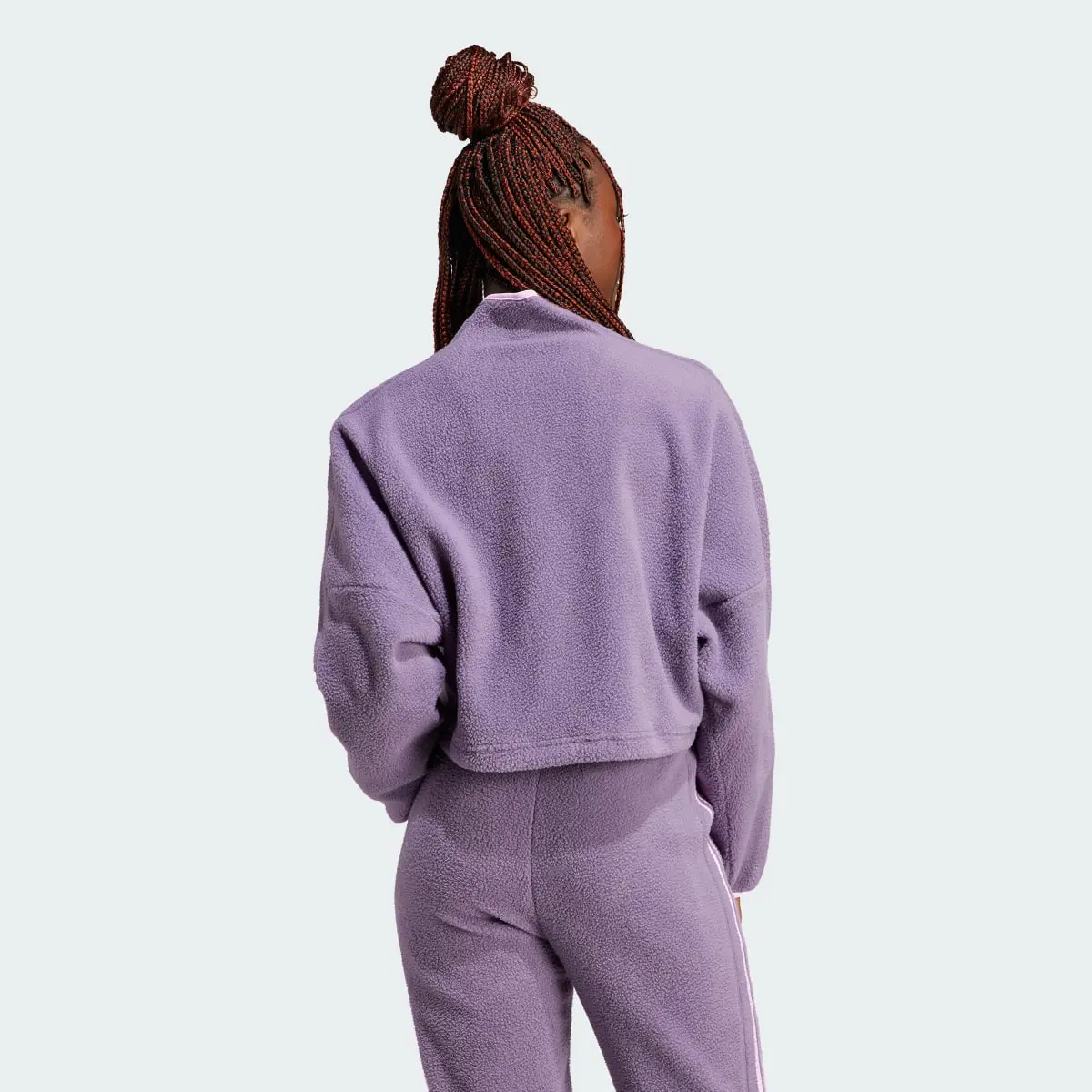 Adidas Tiro Half-Zip Fleece Sweatshirt. 3