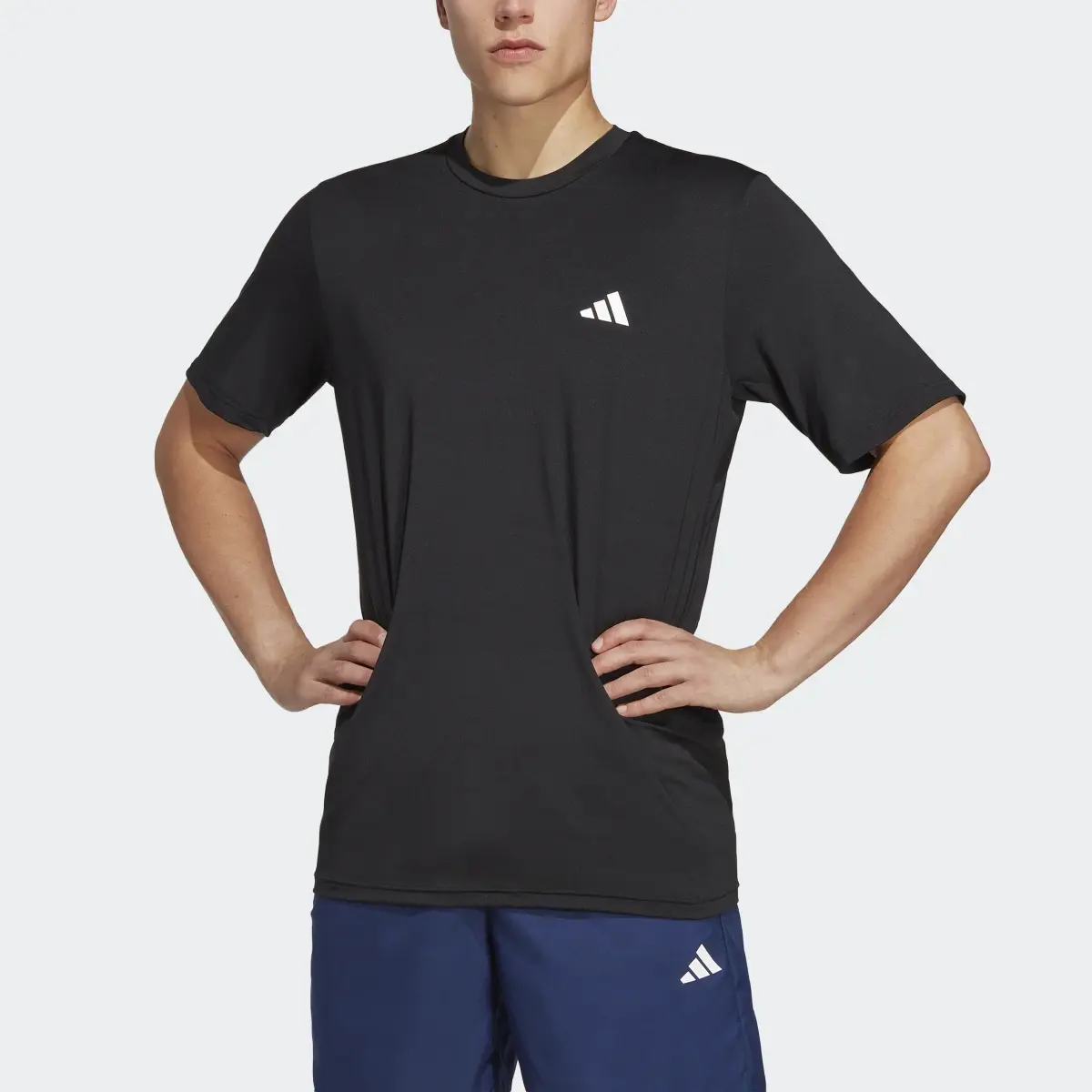 Adidas Train Essentials Stretch Training Tee. 1