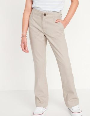 Old Navy School Uniform Bootcut Pants for Girls beige