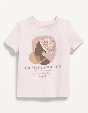 Matching Maya Angelou™ Graphic T-Shirt for Toddler pink