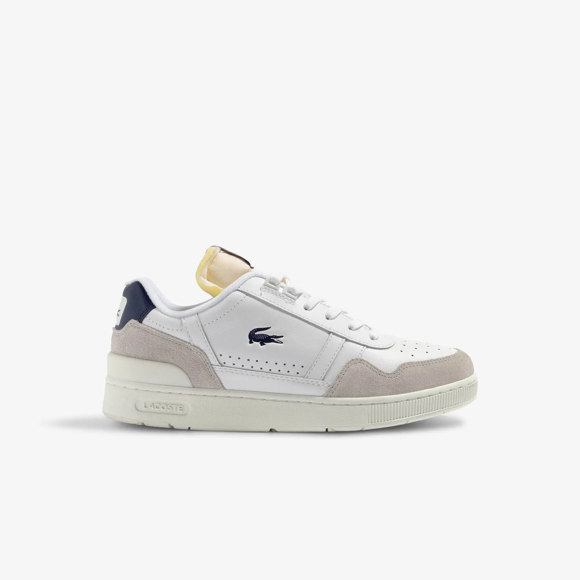 Lacoste Sneakers con ribete de piel con clip en T para hombre. 1